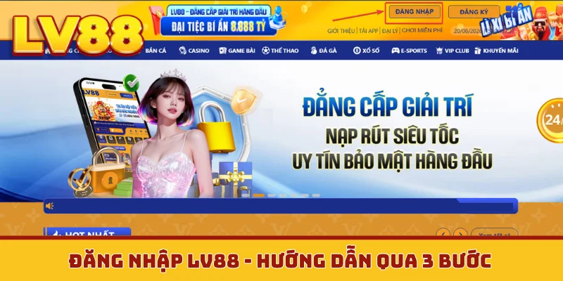 Đăng nhập LV88