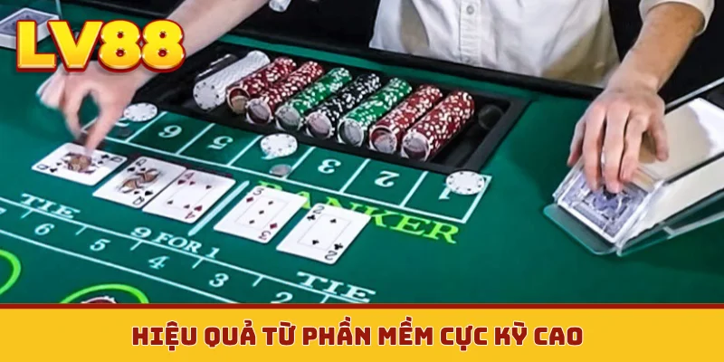 Hiệu quả từ phần mềm cực kỳ cao